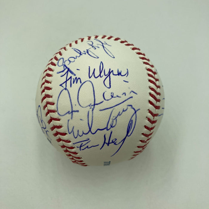 1977 New York Yankees World Series Champs Team Signed MLB Baseball JSA COA