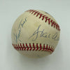 Willie Mays & Hank Aaron 3,000 Hit 500 Home Run Club Signed Baseball JSA COA