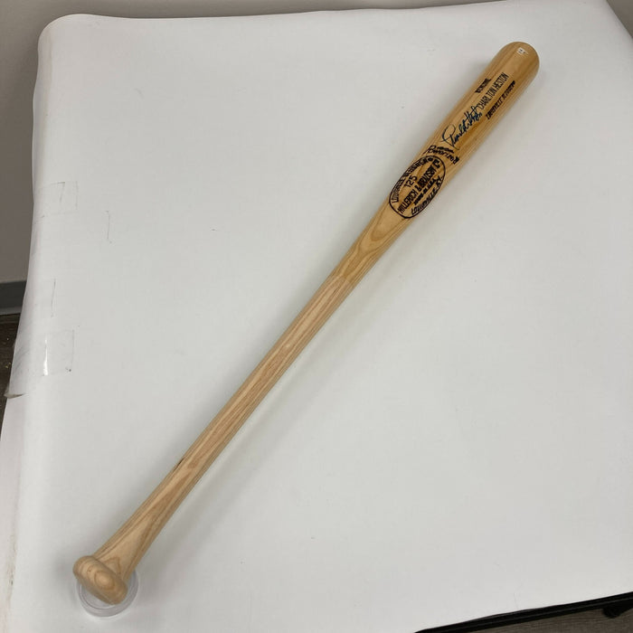 Charlton Heston Signed Game Model Louisville Slugger Baseball Bat PSA DNA MINT 9