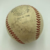 1934 St. Louis Cardinals World Series Champs Team Signed Baseball With JSA COA