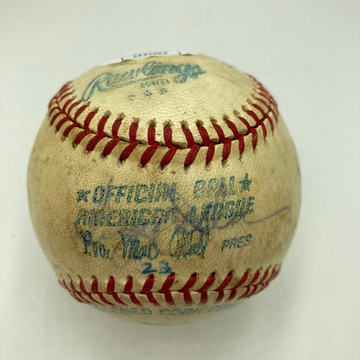 Reggie Jackson Signed 1977 World Series Game American League Baseball