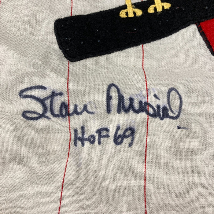 Stan Musial HOF 69 Signed Cooperstown Collection St. Louis Cardinals Jersey JSA