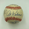 Beautiful 3,000 Hit Club Signed Baseball With Hit Totals Hank Aaron JSA COA