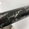 Willie Mays Hank Aaron Ernie Banks Hall Of Fame Multi Signed Bat 17 Sigs JSA COA