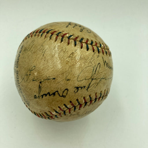 Grover Cleveland Alexander Full Name Sweet Spot Signed 1920's Baseball PSA DNA