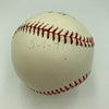 Johnny Lujack Signed Vintage American League Baseball Heisman Trophy Winner JSA