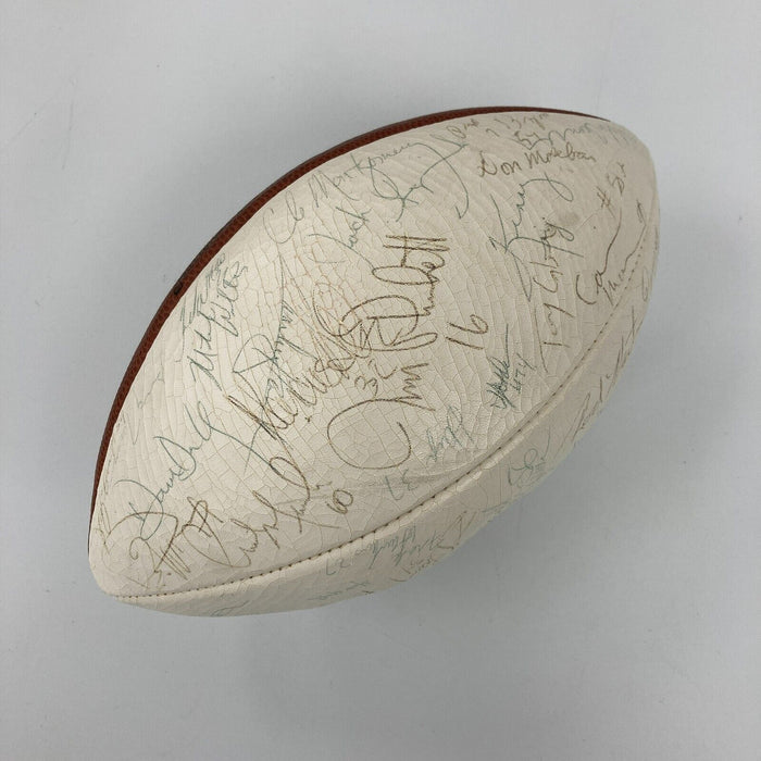 1984 Oakland Raiders Team Signed NFL Wilson Football 50+ Sigs JSA COA