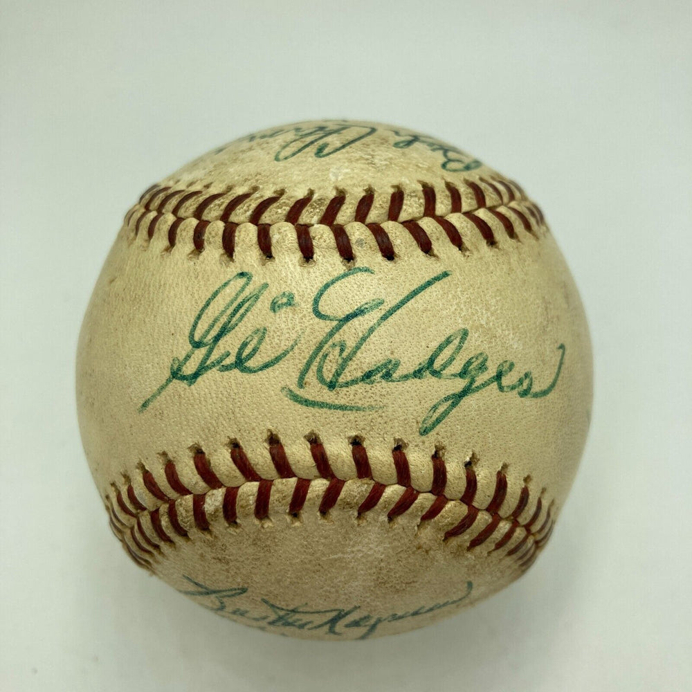 Gil Hodges 1965 Washington Senators Team Signed American League Baseball BAS COA