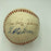 Mrs. Babe Ruth & Mrs. Lou Gehrig Signed Baseball With Satchel Paige PSA DNA COA