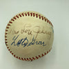 Mrs. Babe Ruth & Mrs. Lou Gehrig Signed Baseball With Satchel Paige PSA DNA COA