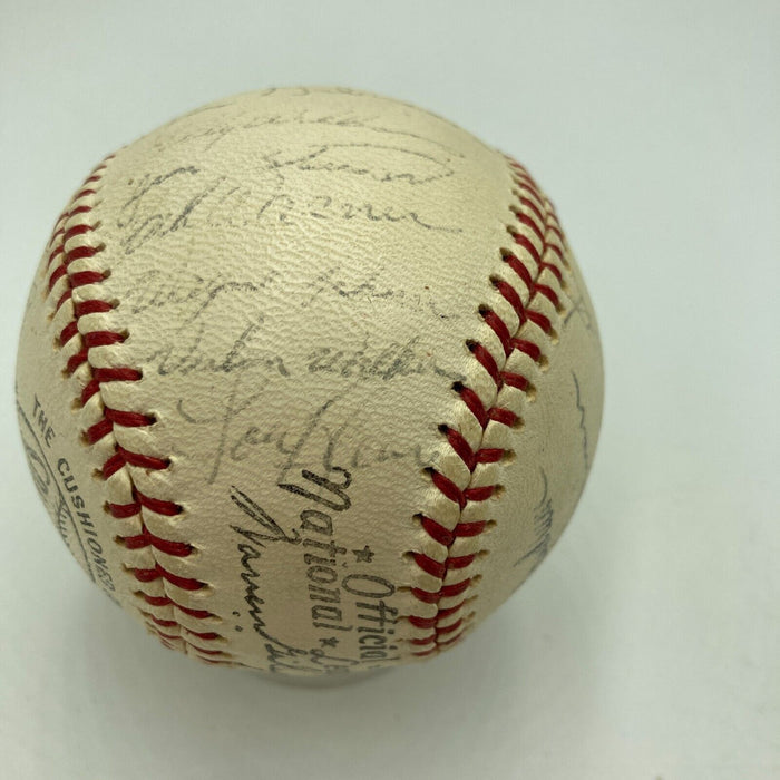 Ernie Banks 1964 Chicago Cubs Team Signed National League Baseball