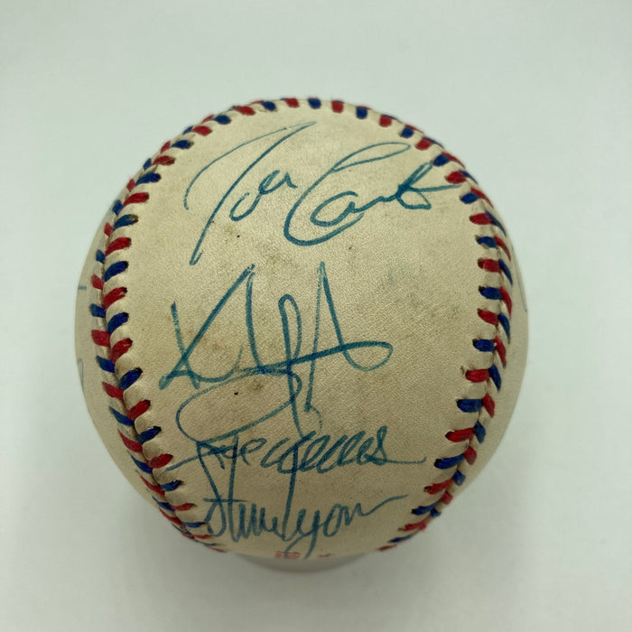 1996 All Star Game Team Signed Baseball Alex Rodriguez Frank Thomas Joe Carter