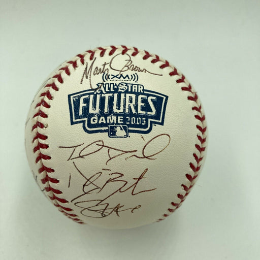 Justin Verlander Pre Rookie 2005 Futures All Star Game Team Signed Baseball MLB