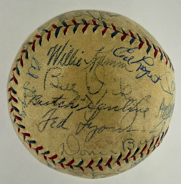 Babe Ruth, Lou Gehrig, Mickey Mantle & Roger Maris Signed Baseball PSA DNA COA