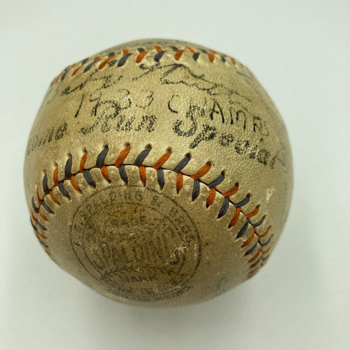 Babe Ruth & Lou Gehrig 1933 New York Yankees Team Signed Baseball JSA COA