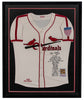 Stan Musial Signed Heavily Inscribed STATS St. Louis Cardinals Jersey PSA DNA