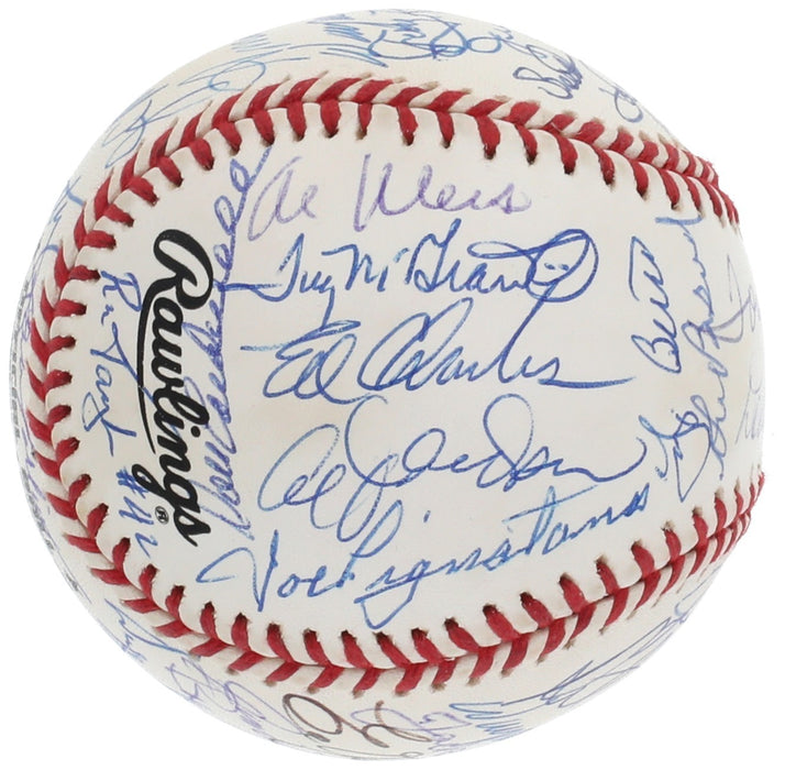 1969 New York Mets Champs Team Signed Baseball Tom Seaver Nolan Ryan 35 Sigs BAS
