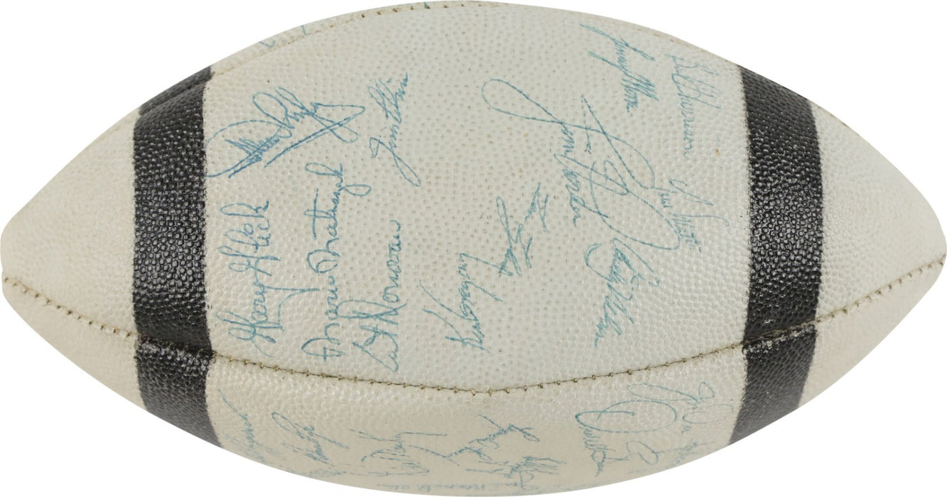 1962 Baltimore Colts Team Signed Spalding Football Johnny Unitas PSA DNA COA