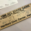 1986 NHL All Star Game Team Signed Large Hockey Stick Mario Lemieux JSA COA