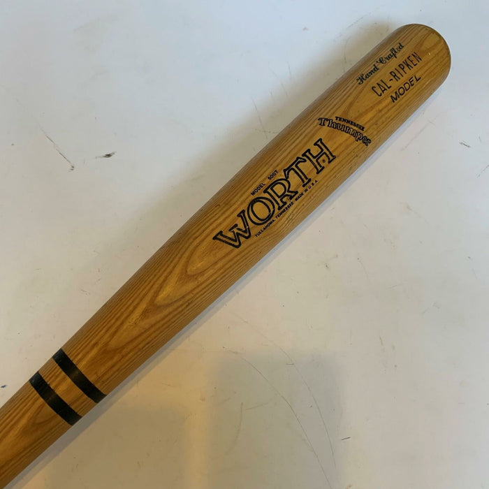 1983 Cal Ripken Jr. Early Career Signed Game Issued Worth Bat With PSA DNA COA