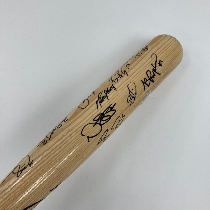 2010 San Francisco Giants World Series Champs Team Signed Baseball Bat JSA COA