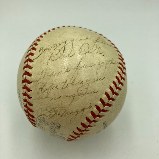 Joe Dimaggio Signed 1944 World War 2 Official National League Baseball JSA COA