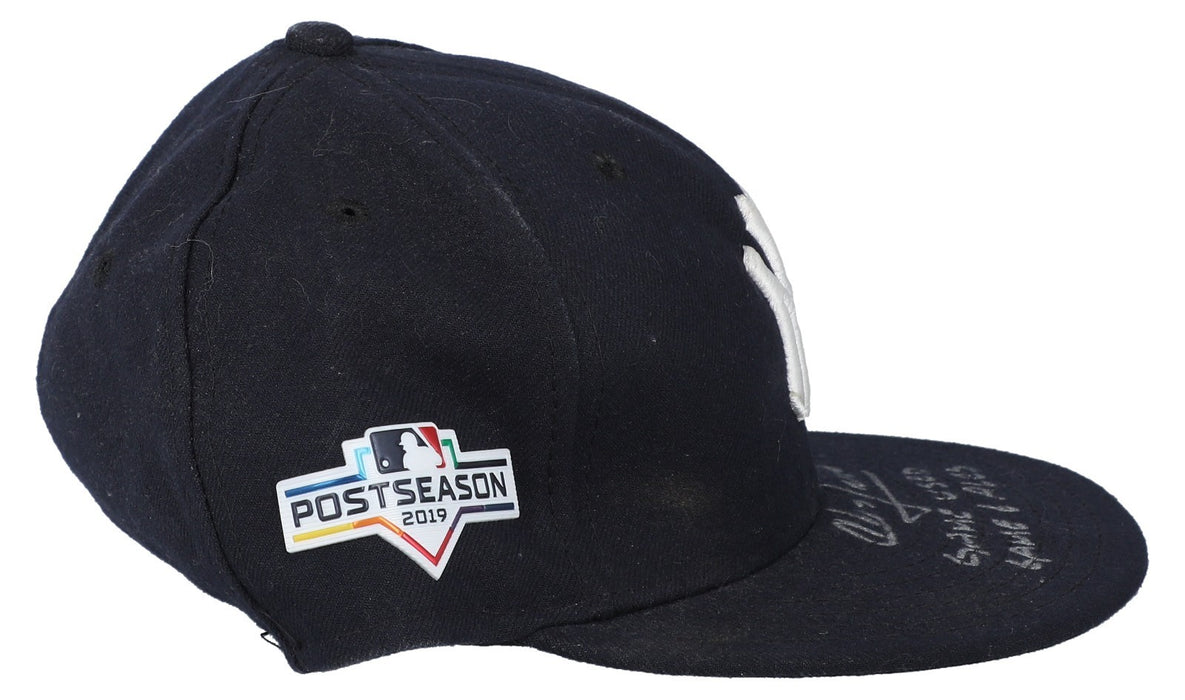 Aroldis Chapman 2019 ALCS Game 6 Game Used Hat Jose Altuve Walk-Off Home Run