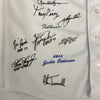 Beautiful Hall Of Fame Multi Signed Jackie Robinson Jersey 29 Signatures JSA COA