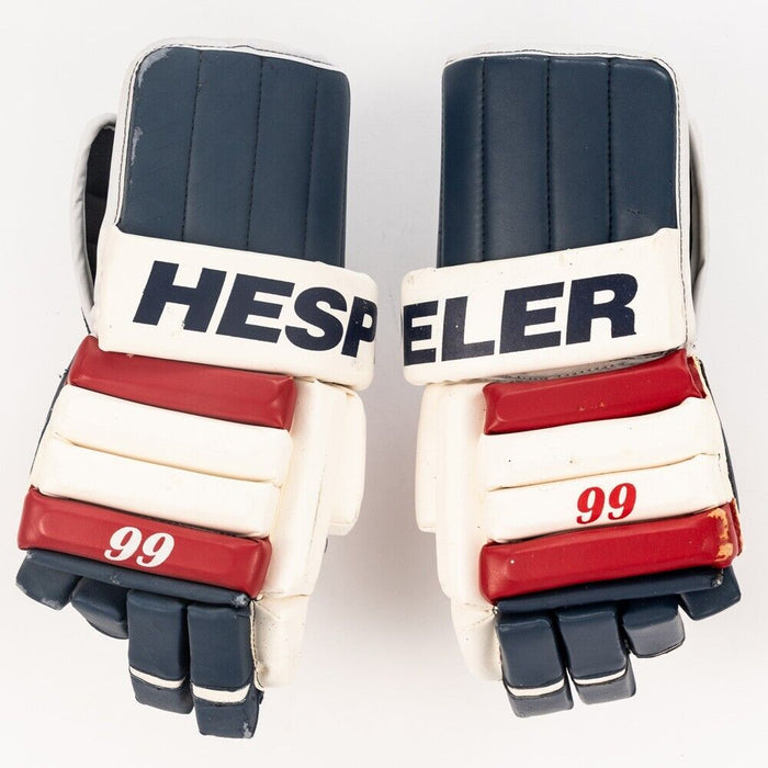 Wayne Gretzky New York Rangers Hespeler Game Model Hockey Gloves PSA DNA COA