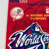 Derek Jeter Signed 1998 World Series Game Two Original Ticket JSA COA