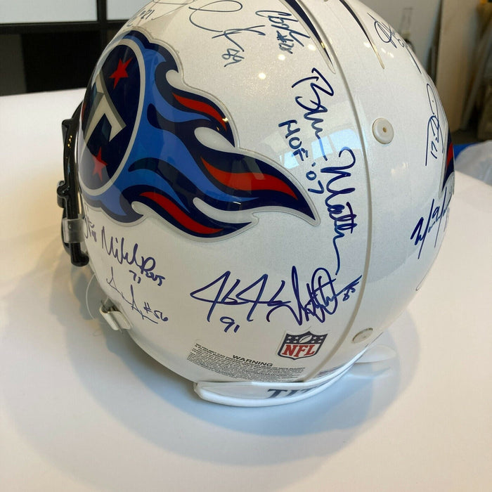 2011 Tennessee Titans Team Signed Authentic Full Size Game Helmet PSA DNA COA