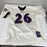 2001 Rod Woodson Authentic Baltimore Ravens Reebok Game Model Jersey