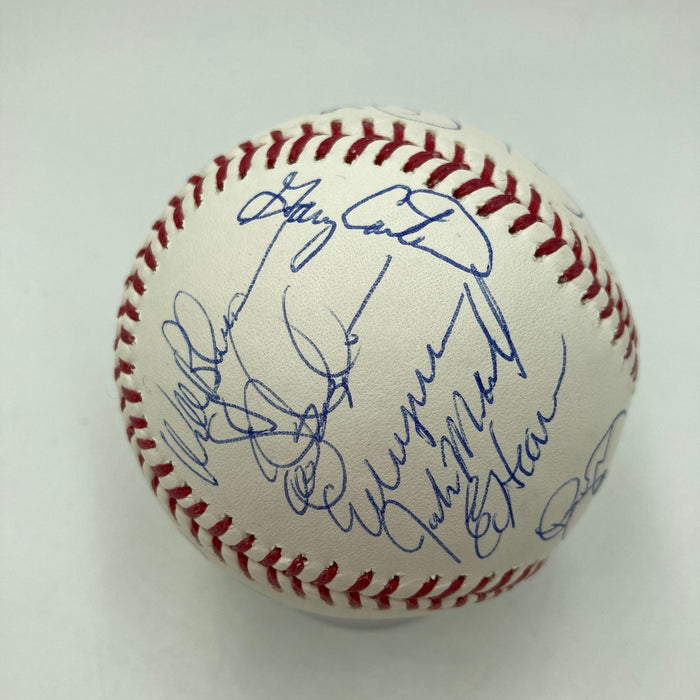 1986 New York Mets World Series Champs Team Signed MLB Baseball JSA COA