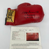Muhammad Ali "3 Time World Champion" Signed Inscribed Boxing Glove JSA COA