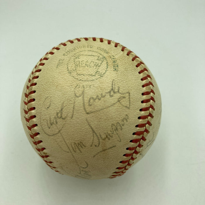 1971 All Star Game Attendees HOF Multi Signed Baseball Beckett COA