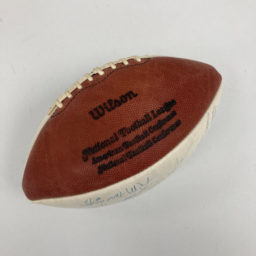 1976 Baltimore Colts Team Signed Wilson NFL Football JSA COA