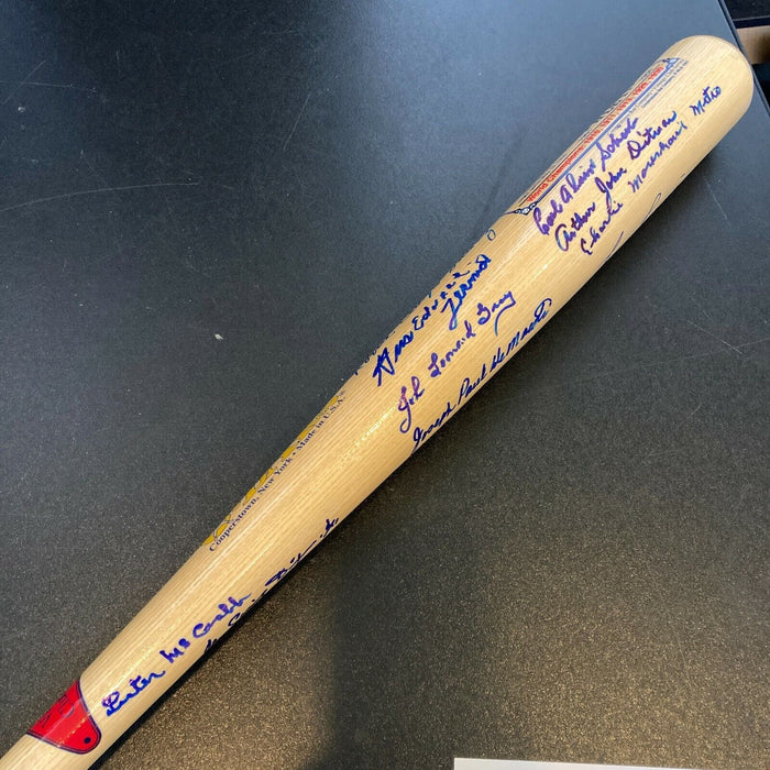 Rare Philadelphia Athletics Legends Full Name Signed Inscribed Bat With JSA COA