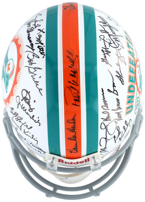1972 Miami Dolphins Super Bowl Champs Team Signed Authentic Helmet Beckett COA