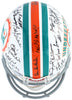 1972 Miami Dolphins Super Bowl Champs Team Signed Authentic Helmet Beckett COA