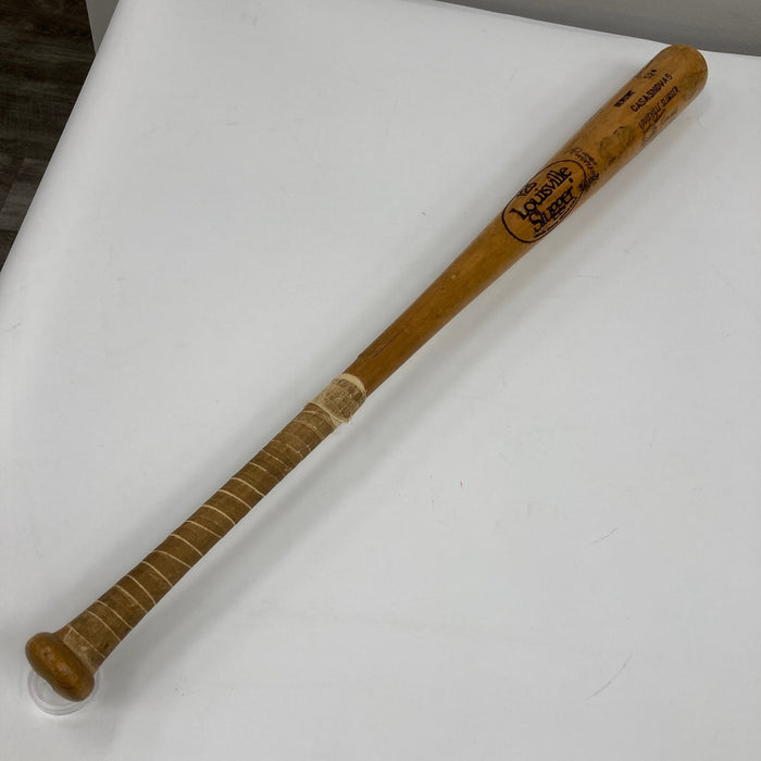 Travis Jackson Ted Lyons Judy Johnson Hall Of Fame Signed Baseball Bat JSA COA