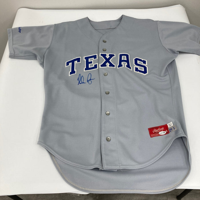 Nolan Ryan Signed Authentic 1987 Texas Rangers Game Model Rawlings Jersey JSA