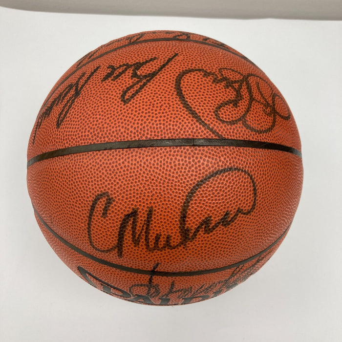 Bill Russell Larry Bird Boston Celtics HOF Legends Signed Basketball 14 Sigs JSA