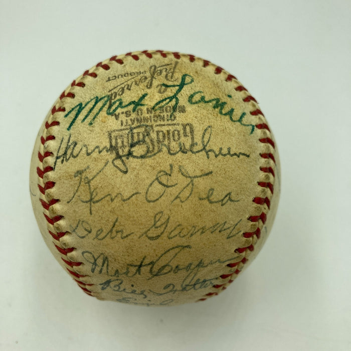 1944 St. Louis Cardinals World Series Champs Team Signed Baseball JSA COA