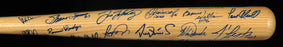 Beautiful 1999 NY Yankees World Series Champs Team Signed Bat Derek Jeter PSA