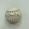 Rare Mickey Mantle Signed Art Mini American League Baseball JSA COA