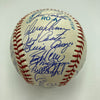 1961 New York Yankees World Series Champs Team Signed Baseball Mickey Mantle JSA