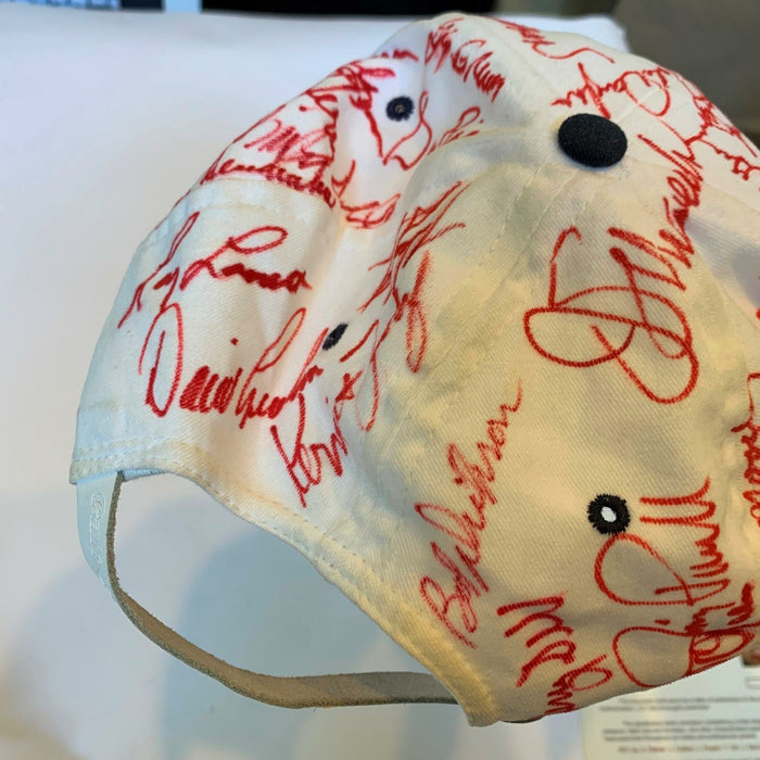 PGA 1997 Ralphs Senior Classic Signed Hat Arnold Palmer 35 Sigs JSA COA Golf