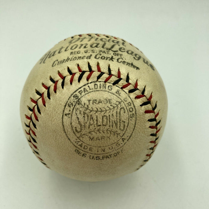 Hack Wilson Single Signed 1928 Official National League Baseball JSA COA RARE