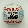 1985 - 1986 New York Mets Team Signed Baseball 28 Sigs With Gary Carter