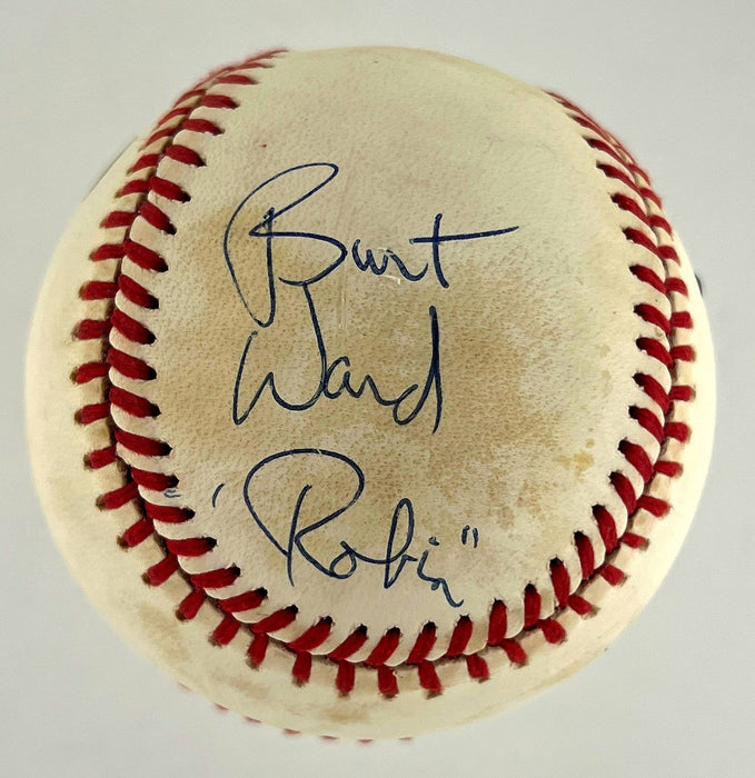Adam West & Burt Ward Batman & Robin Dual Signed Autographed Baseball Beckett